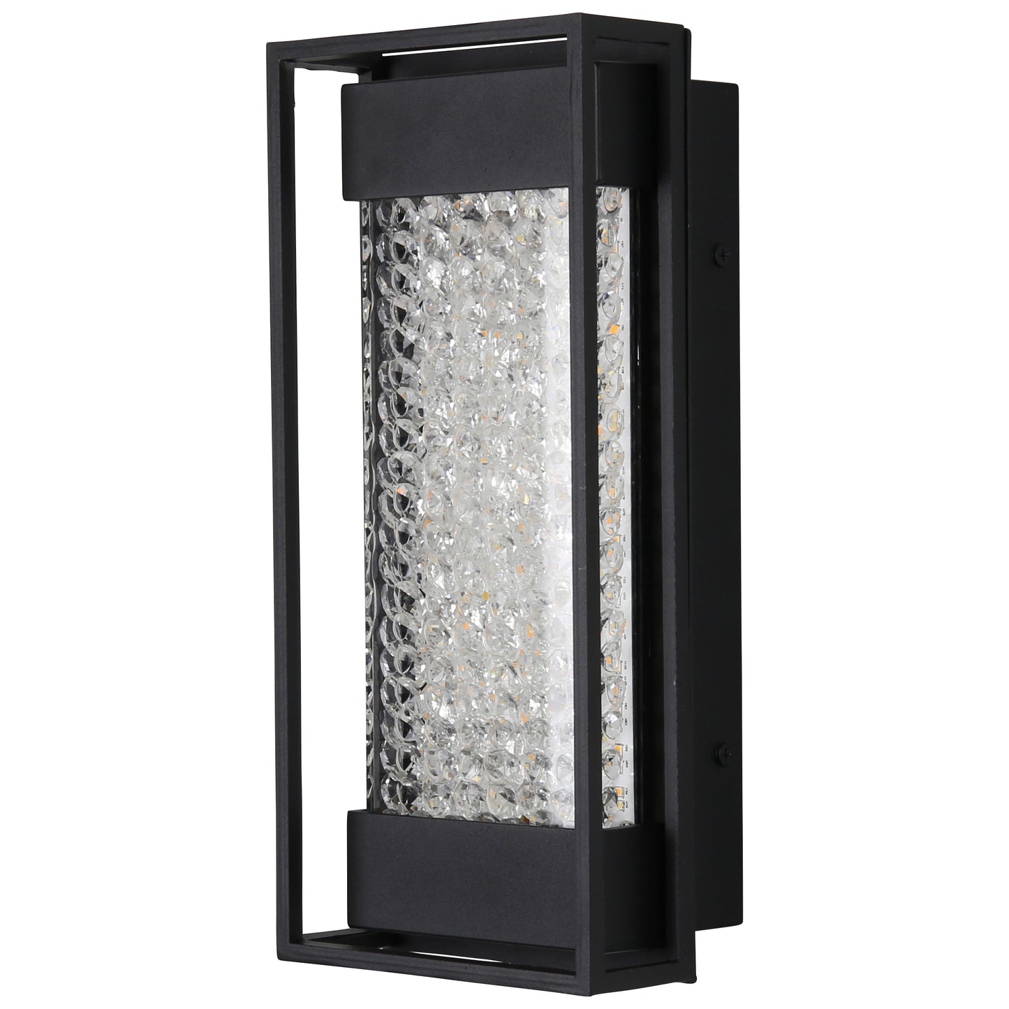 12"LED Acrylic Filled Crystals Wall Sconce