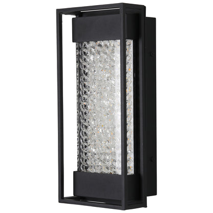 12"LED Acrylic Filled Crystals Wall Sconce