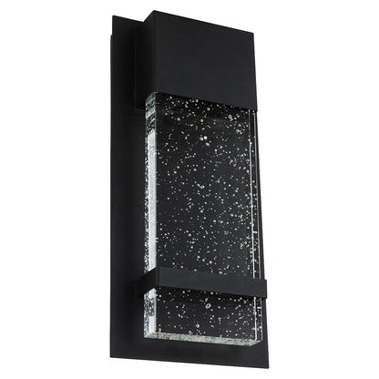 14-Inch LED Outdoor Raindrop Wall Sconce