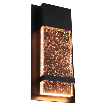 14-Inch LED Outdoor Raindrop Wall Sconce