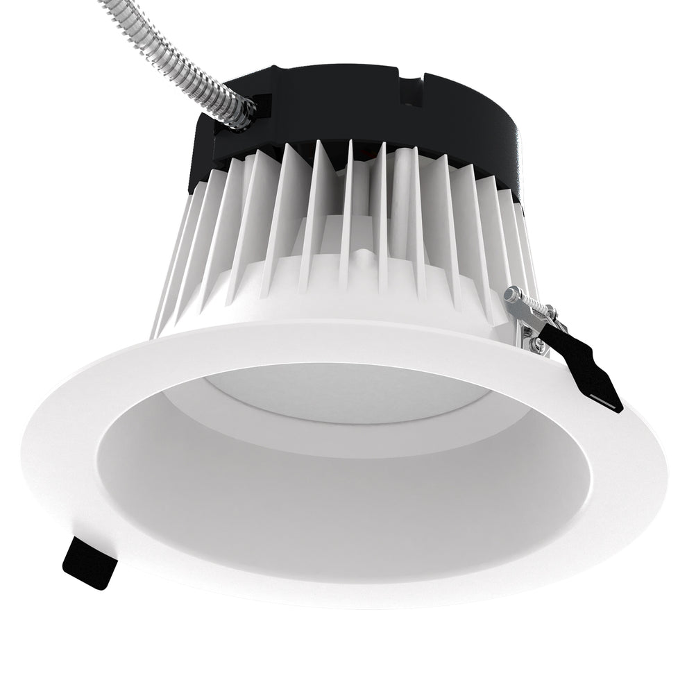 Recessed Round 8” 55W LED Canless Commercial Recessed Round Downlight Fixture – Milan ...