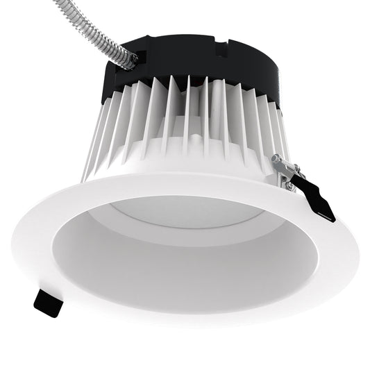 8” 55W LED Canless Commercial Recessed Round Downlight Fixture