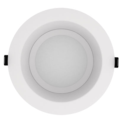 8” 55W LED Canless Commercial Recessed Round Downlight Fixture