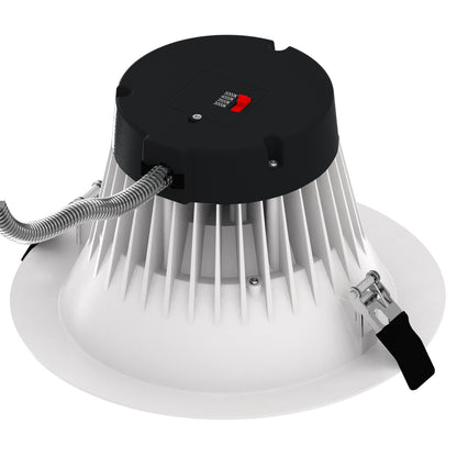 8” 55W LED Canless Commercial Recessed Round Downlight Fixture