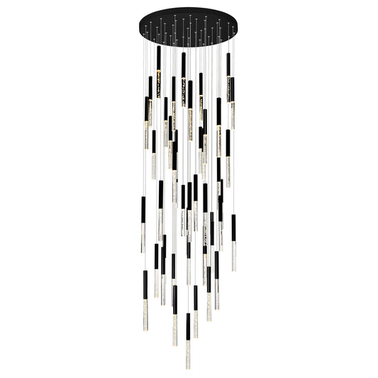 32" Dragonswatch LED Integrated Chandelier with Black Finish