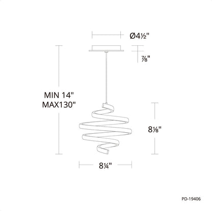 8" Whirl Mini Light 4CCT