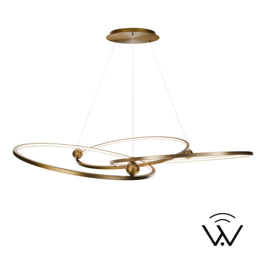60" Sidewinder Chandelier Light WAC HOME
