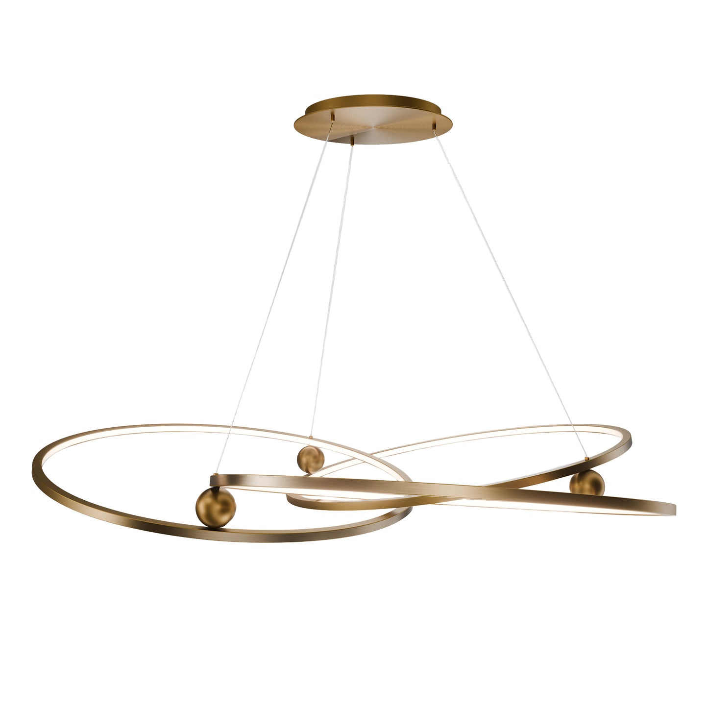 60" Sidewinder Chandelier Light WAC HOME