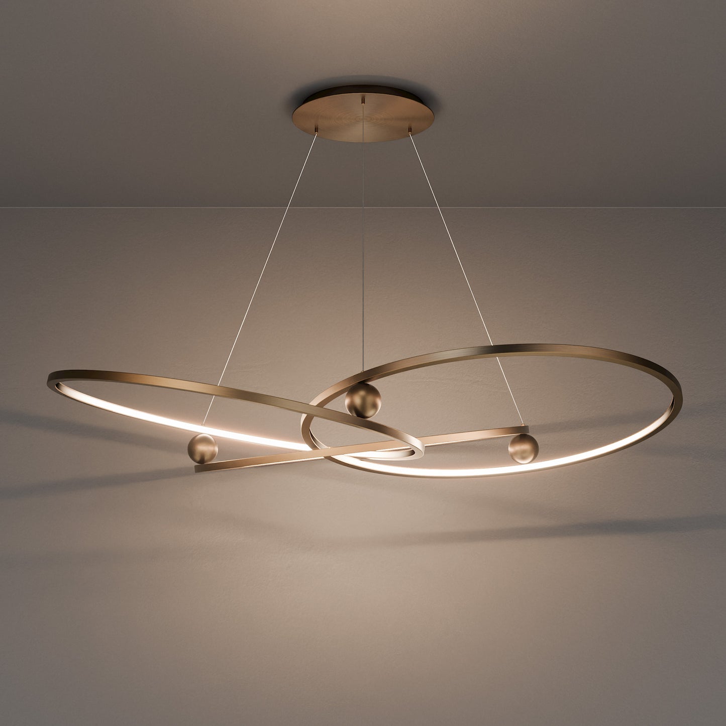 60" Sidewinder Chandelier Light WAC HOME