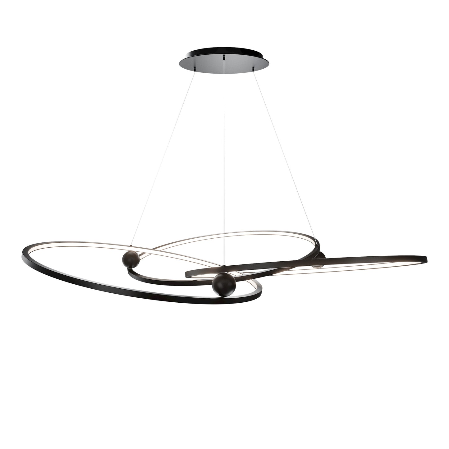 60" Sidewinder Chandelier Light WAC HOME