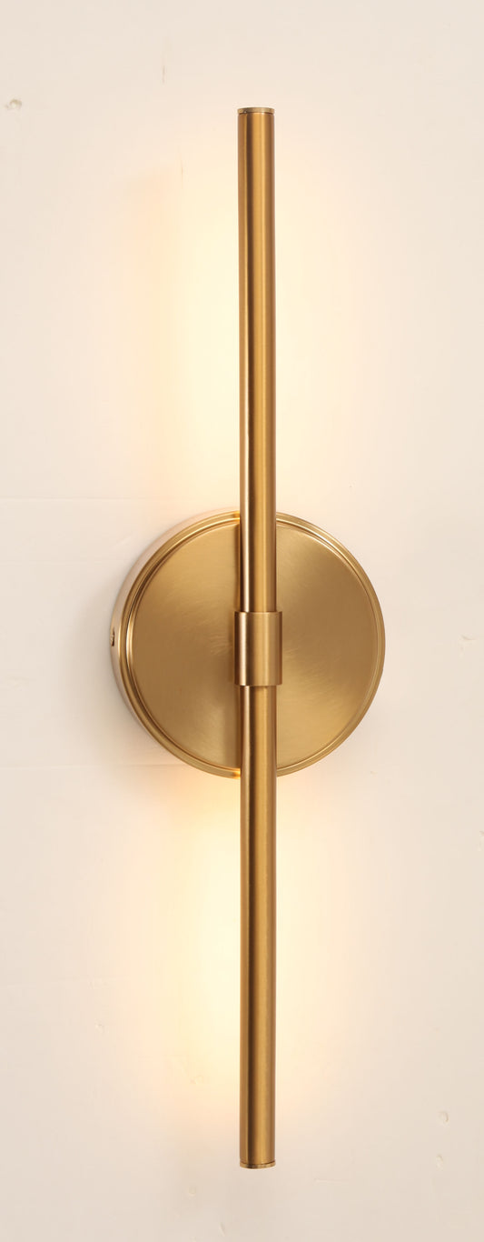 18" Brass Gold Linear Wall Sconce Dimmable UL Listed