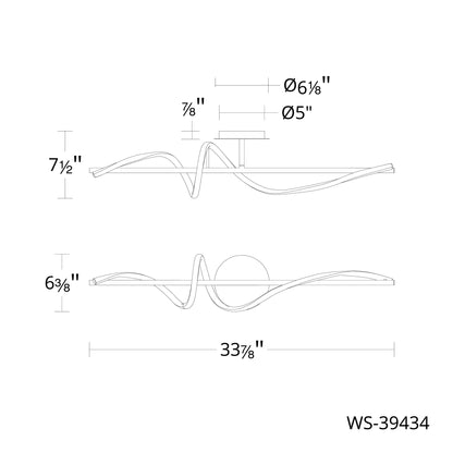 Corkscrew Bath & Wall 4CCT